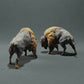 Photo produit figurine animale Animal Den Miniatures 3 : animal sauvage, figurine animale : bison américain - combattant (22_10_13)
