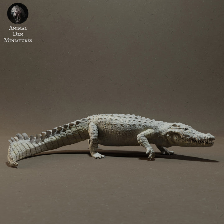Photo produit figurine animale Animal Den Miniatures 1 : figurine animale reptile : crocodile du Nil (23_03_07)