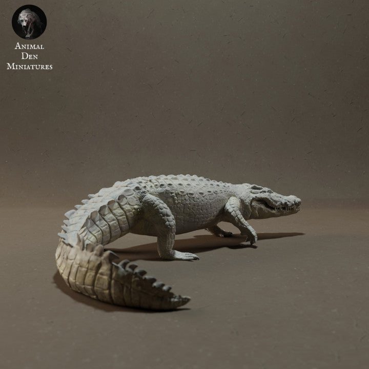 Photo de produit figurine animale Animal Den Miniatures 2 : figurine animale reptile : crocodile du Nil (23_03_07)