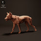 Photo produit figurine animale Animal Den Miniatures 0 : figurine d’animal sauvage : dingo - en marche (23_04_07)