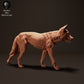 Photo produit figurine animale Animal Den Miniatures 1 : figurine d’animal sauvage : dingo - en marche (23_04_07)