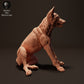 Photo du produit, figurine animale Animal Den Miniatures 1 : animal sauvage, figurine de dingo assis (23_04_08)