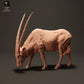 Photo de produit Figurine d'animal Diorama, modélisme : 0 : Gemsbok antilope broutant : Animaux d'Afrique