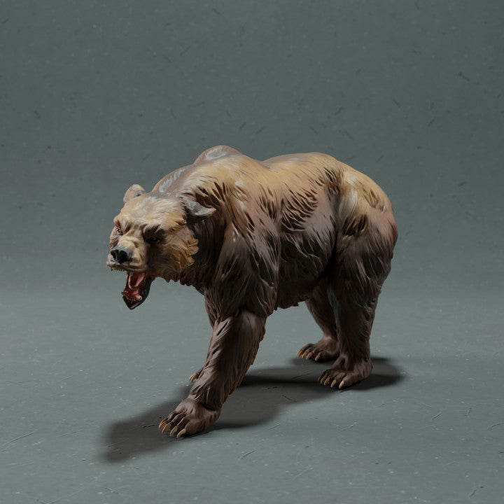 Photo produit figurine animale Animal Den Miniatures 0 : figurine d’animal sauvage : grizzly (22_10_17)