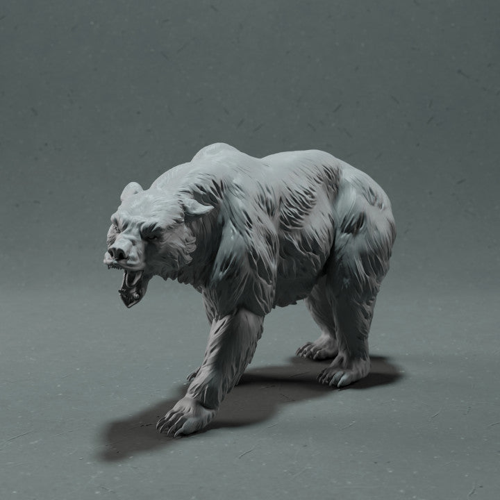 Photo du produit, figurine animale Animal Den Miniatures 1 : figurine d’animal sauvage : grizzly (22_10_17)