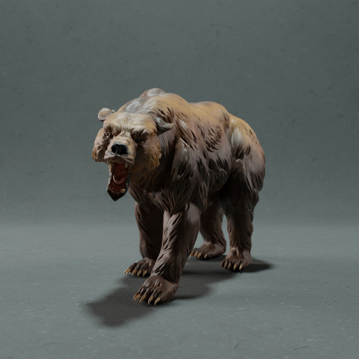Photo de produit figurine animale Animal Den Miniatures 5 : figurine d’animal sauvage : grizzli (22_10_17)