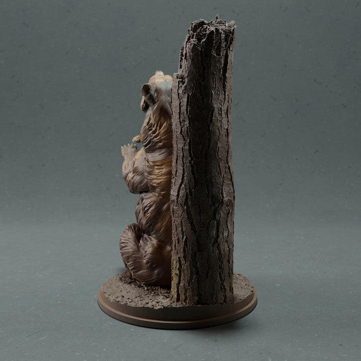 Photo produit figurine animale Animal Den Miniatures 4 : figurine d’animal sauvage : grizzly se grattant (22_10_11)