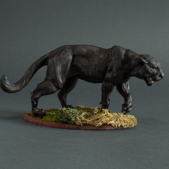 Photo produit figurine animale Animal Den Miniatures 0 : figurine animal sauvage : panthère noire - jaguar (22_06_04)