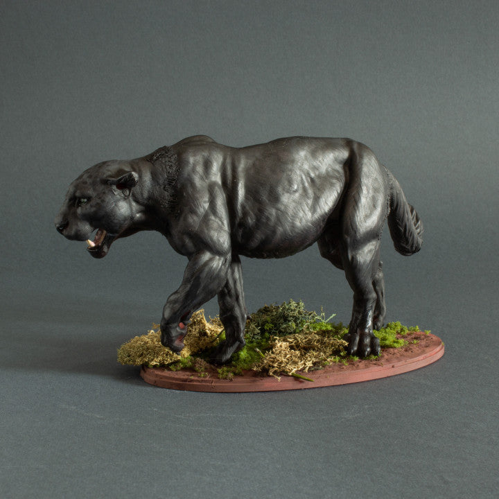 Photo produit figurine animale Animal Den Miniatures 2 : figurine d’animal sauvage : panthère noire - jaguar (22_06_04)