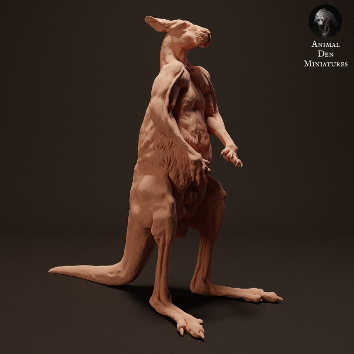 Photo du produit figurine animale Animal Den Miniatures 1 : animal sauvage : kangourou roux géant Jack (23_04_03)