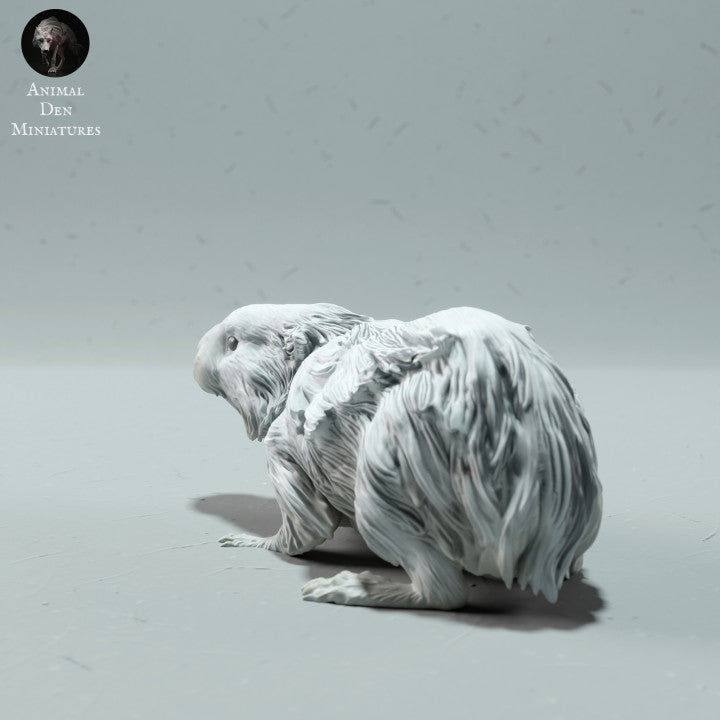 Photo produit figurine animale Animal Den Miniatures 3 : figurine animale polaire : lemming à collier (22_12_15)