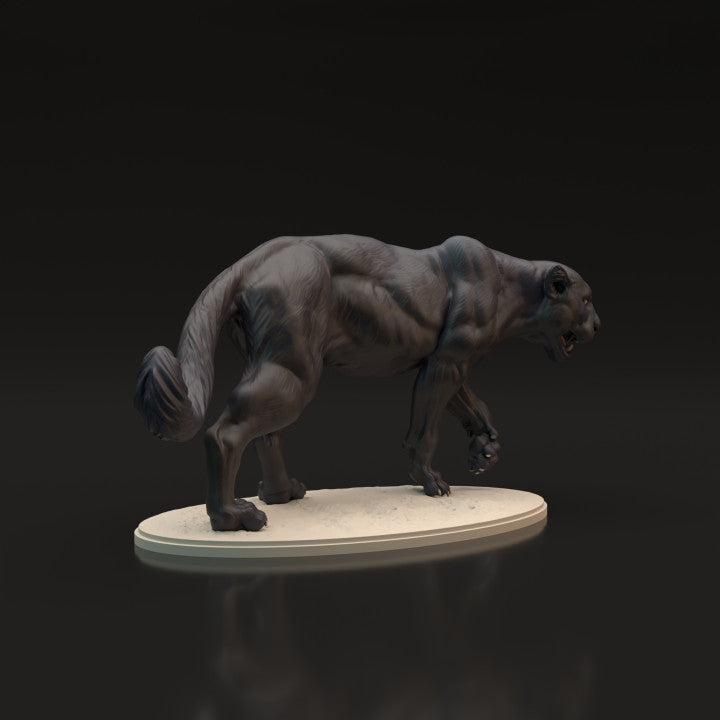 Photo produit figurine animale Animal Den Miniatures 6 : animal sauvage : panthère noire - jaguar (22_06_04)