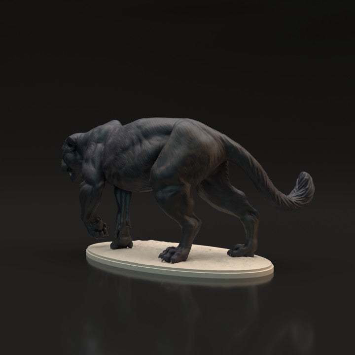 Photo du produit figurine animale Animal Den Miniatures 7 : figurine d’animal sauvage : panthère noire - jaguar (22_06_04)