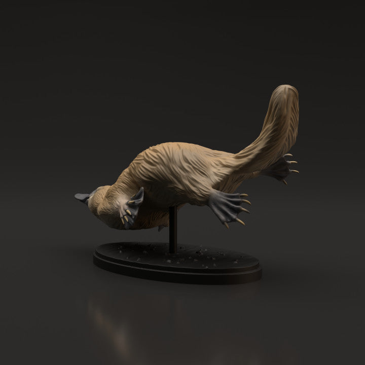 Photo produit figurine animale Animal Den Miniatures 3 : figurine d’animal sauvage : ornithorynque (22_06_08)