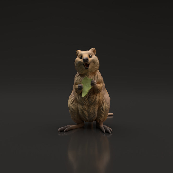 Photo produit figurine animale Animal Den Miniatures 0 : figurine d’animal sauvage : quokka (22_06_07)