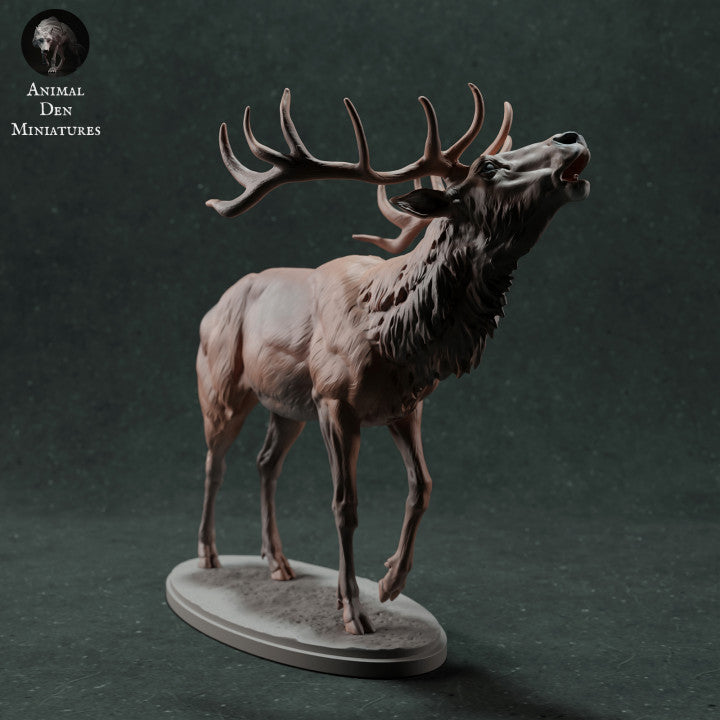 Photo produit figurine animale Animal Den Miniatures 0 : figurine d’animal sauvage : cerf élaphe - bramant (22_11_11)