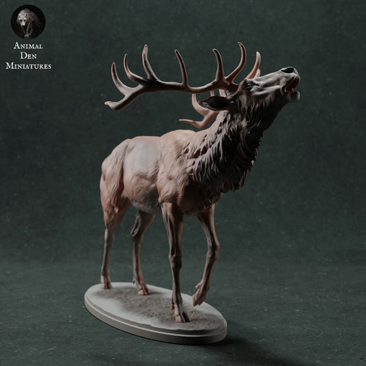 Photo produit figurine animale Animal Den Miniatures 0 : figurine d’animal sauvage : cerf élaphe - bramant (22_11_11)