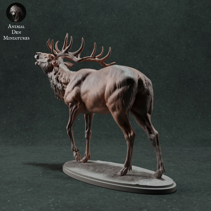 Photo du produit figurine animale Animal Den Miniatures 2 : figurine d’animal sauvage : cerf élaphe - bramant (22_11_11)