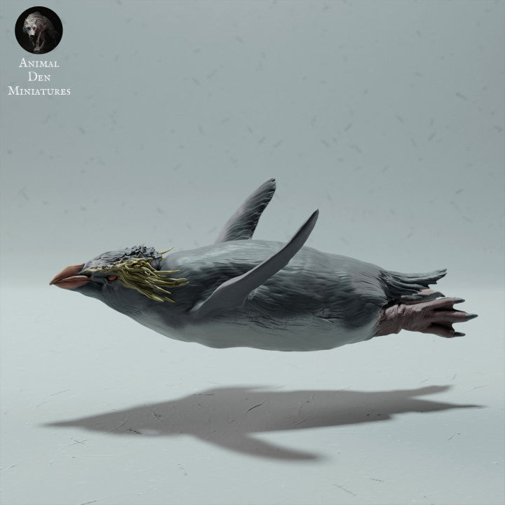 Produktfoto Tierfigur Animal Den Miniatures 0: Meerestier Tierfigur: Felsenpinguin - schwimmend (22_12_10)