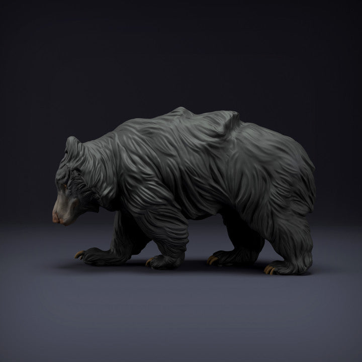 Photo produit figurine animale Animal Den Miniatures 0 : figurine d’animal sauvage : ours lippu (22_08_07)