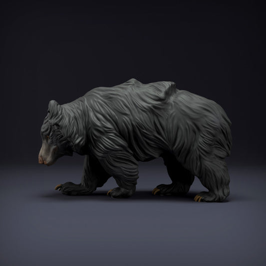 Photo produit figurine animale Animal Den Miniatures 0 : figurine d’animal sauvage : ours lippu (22_08_07)