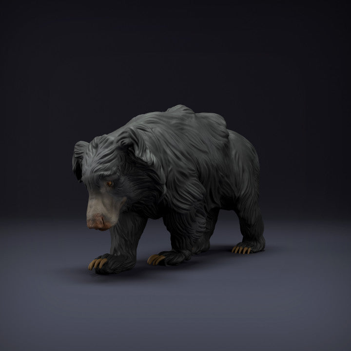 Photo produit figurine animale Animal Den Miniatures 1 : figurine d’animal sauvage : ours lippu (22_08_07)