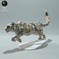 Photo produit figurine animale Animal Den Miniatures 0 : figurine d’animal sauvage : léopard des neiges - en marche (22_12_11)