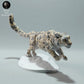 Photo produit figurine animale Animal Den Miniatures 1 : figurine d’animal sauvage : léopard des neiges - en marche (22_12_11)