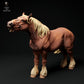 Photo de produit Figurine d'animal Diorama, modélisme : 0 : Figurine d'animal de ferme : cheval hennissant - Suffolk Punch