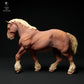 Photo produit figurine animale diorama, modélisme : 0 : Figurine animale de ferme : cheval au trot - Suffolk Punch