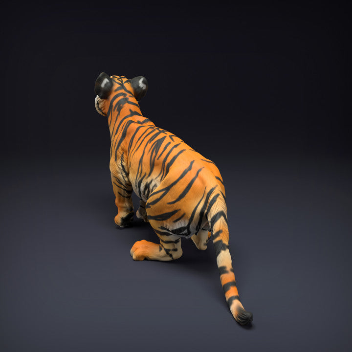 Photo produit figurine animale Animal Den Miniatures 2 : figurine d’animal sauvage : bébé tigre du Bengale (22_08_10)