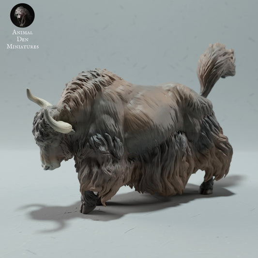 Photo du modèle animal Animal Den Miniatures 0 : animal sauvage : yak sauvage de l’Himalaya - debout (23_01_09)