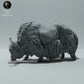 Photo du produit figurine animale Animal Den Miniatures 4 : figurine d’animal sauvage : yak sauvage de l’Himalaya - broutant (23_01_10)