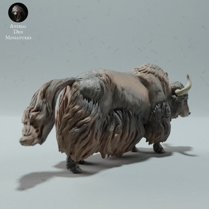 Photo produit figurine animale Animal Den Miniatures 2 : figurine animale des hauts plateaux : yak sauvage de l’Himalaya (23_01_11)