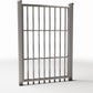 Photo produit pour diorama et modélisme 3 : Diorama extérieur : panneau étroit et haut de clôture à grille (Ref. 727D)