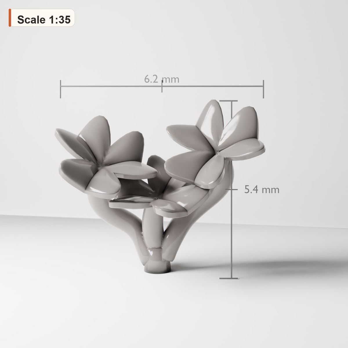 Diorama Modellbau Produktfoto 0: Pflanzen und Gewächse: Oxalis Clover 7 (Ref. 75D)