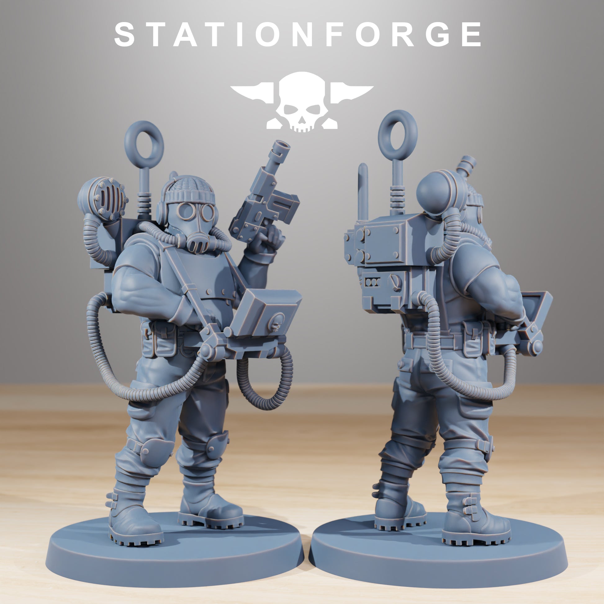 Photo du produit Tabletop 28mm The Printing Goes Ever On (TPGEO) 0 : GrimGuard Hunters