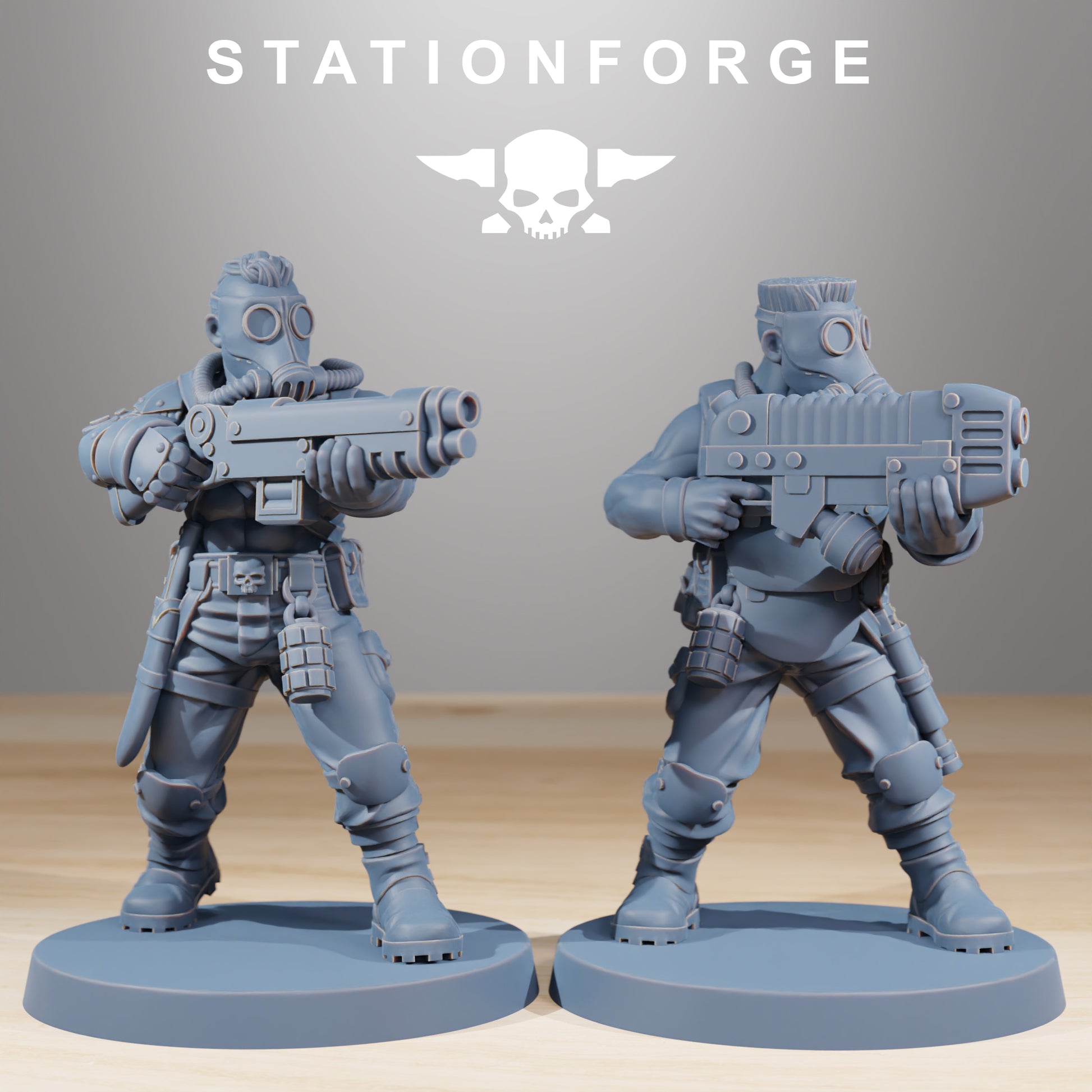 Photo du produit Tabletop 28mm The Printing Goes Ever On (TPGEO) 0 : GrimGuard Hunters