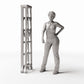 Photo produit pour diorama et modélisme 1 : Atelier de diorama : escabeau replié (Ref. 777D)