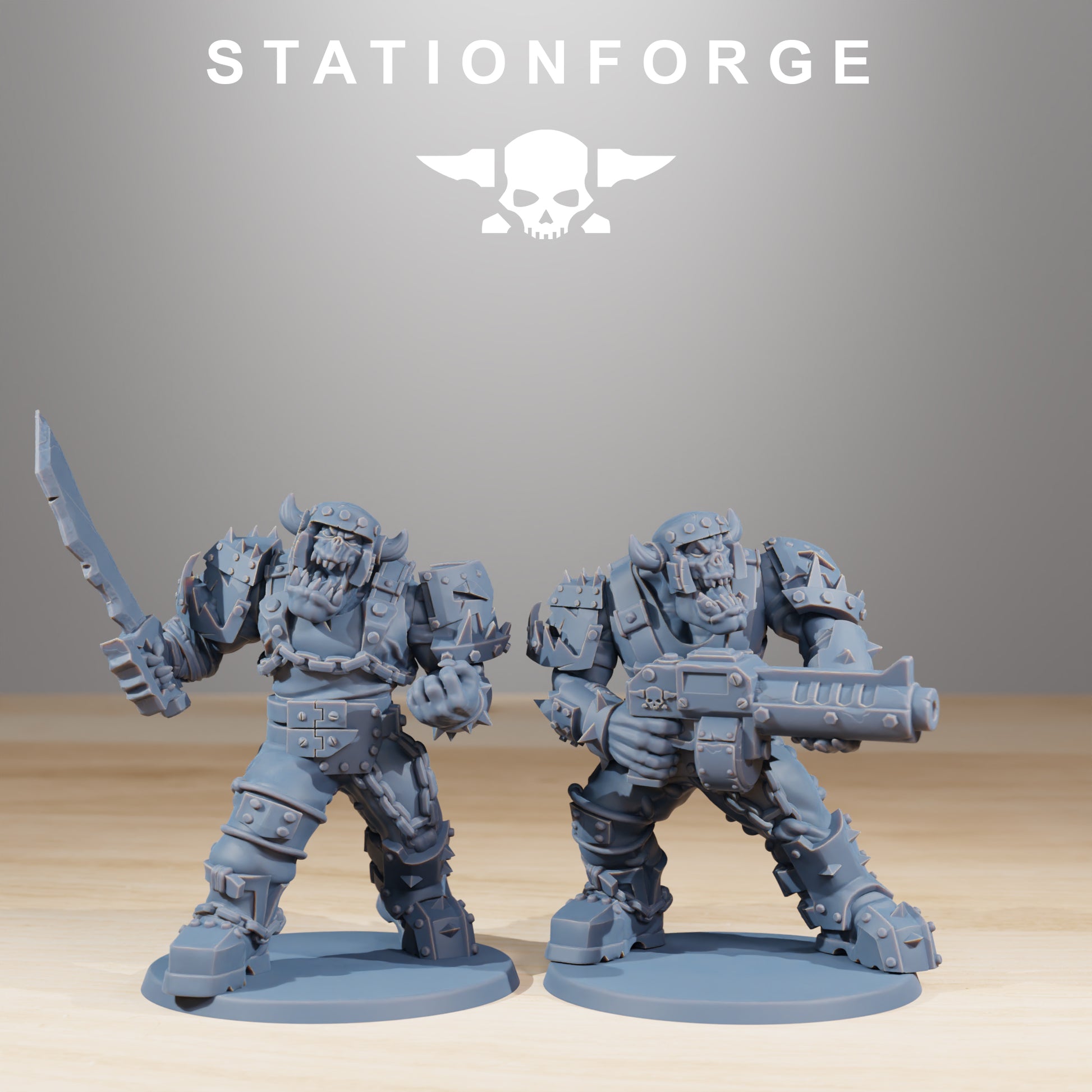 Photo de produit Tabletop 28mm The Printing Goes Ever On (TPGEO) 0 : Berserkers Orkaz