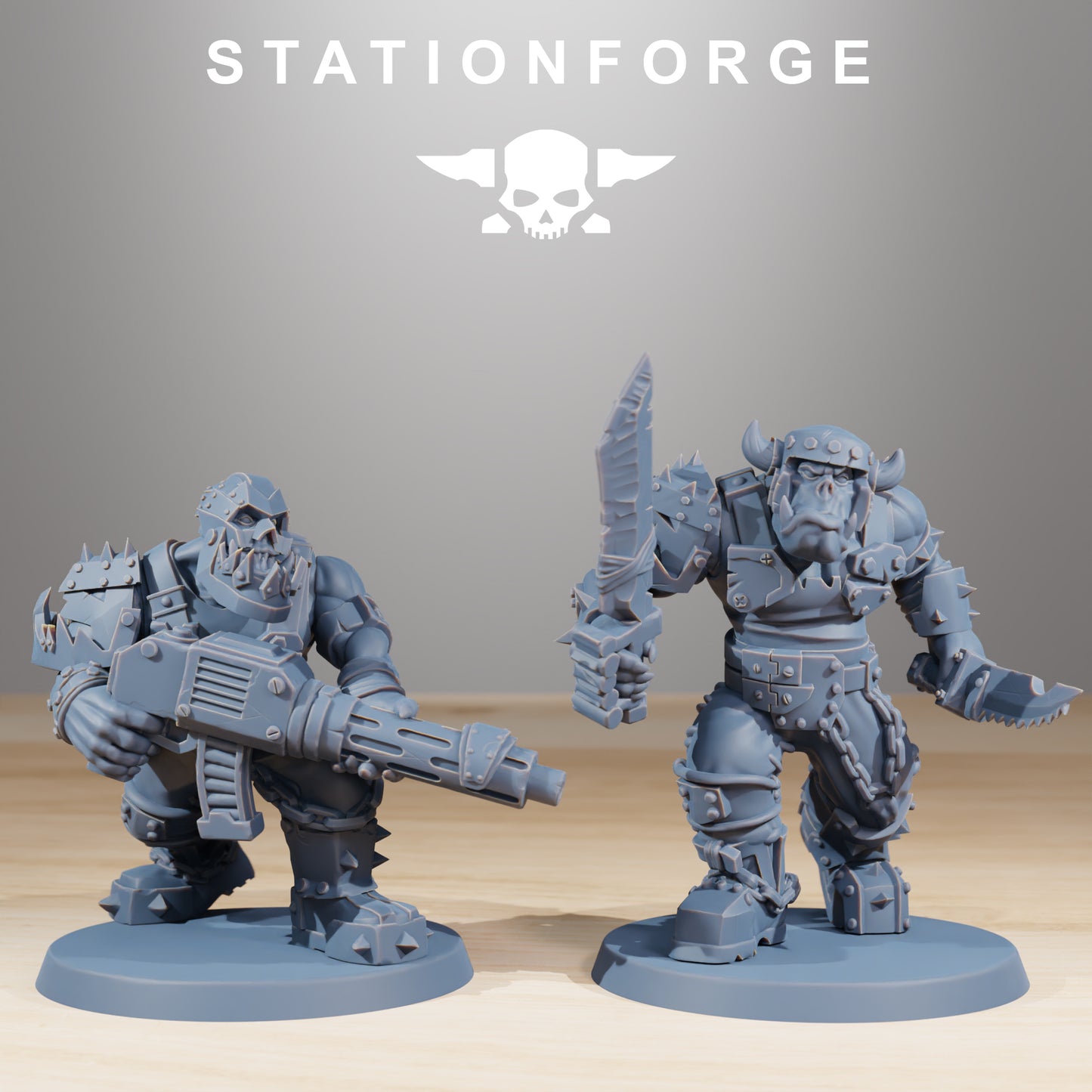 Photo de produit Tabletop 28mm The Printing Goes Ever On (TPGEO) 0 : Berserkers Orkaz