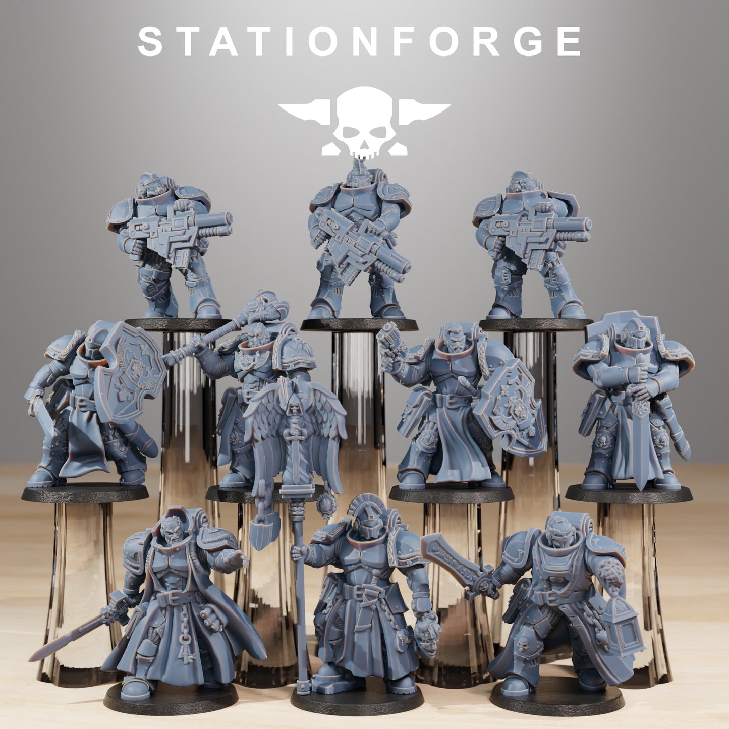 Photo de produit Tabletop 28mm The Printing Goes Ever On (TPGEO) 0 : Chevaliers Socratis