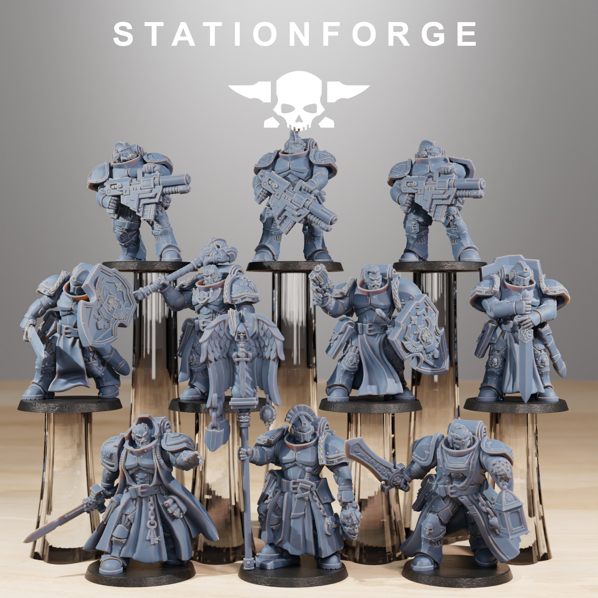 Photo de produit Tabletop 28mm The Printing Goes Ever On (TPGEO) 0 : Chevaliers Socratis