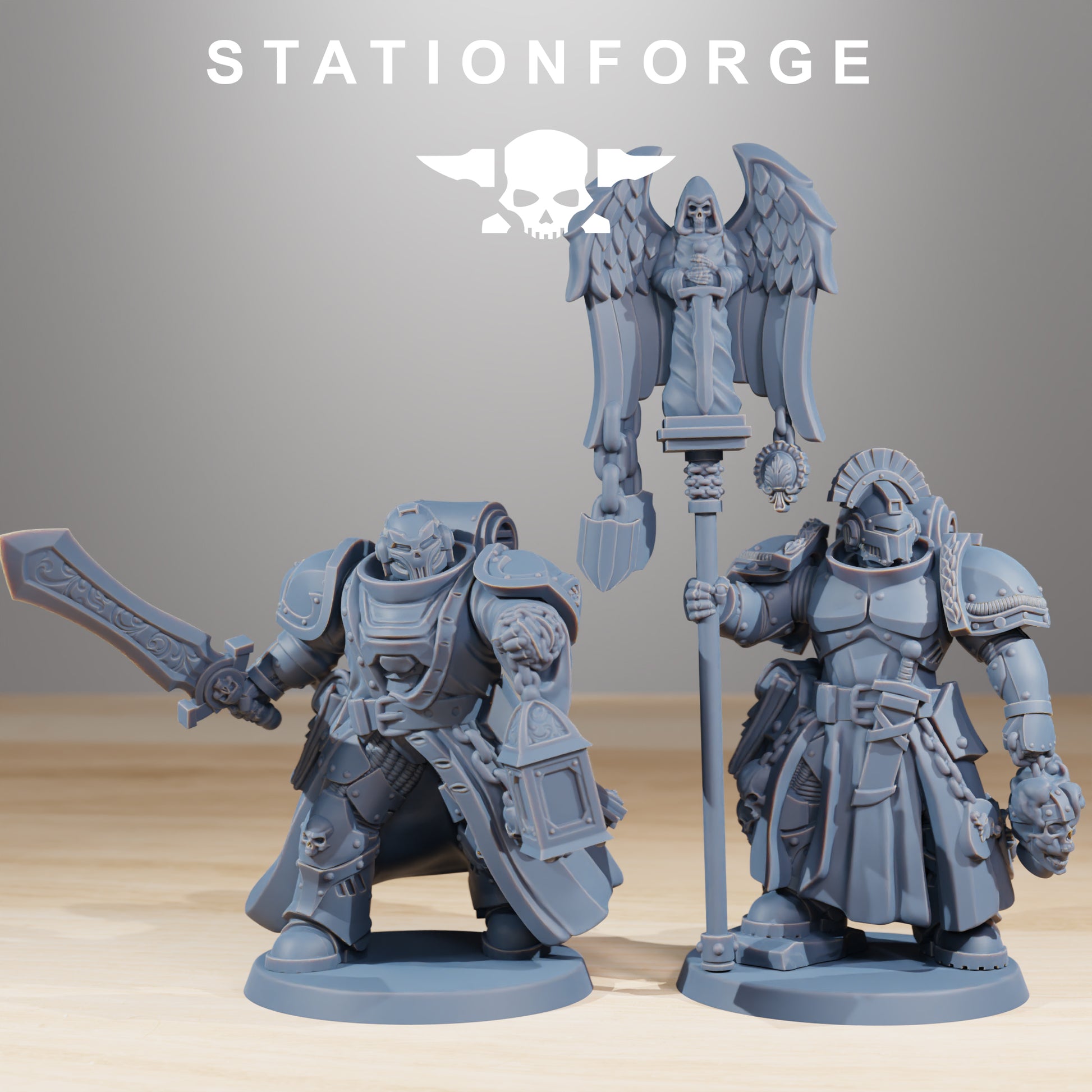 Photo de produit Tabletop 28mm The Printing Goes Ever On (TPGEO) 0 : Chevaliers Socratis