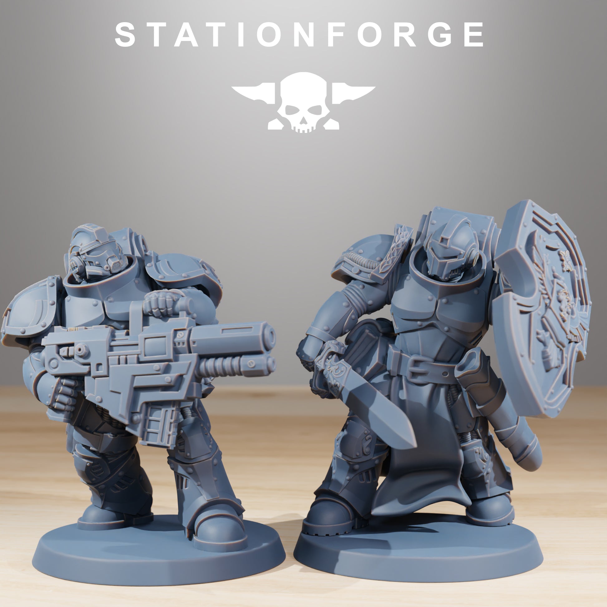 Photo de produit Tabletop 28mm The Printing Goes Ever On (TPGEO) 0 : Chevaliers Socratis
