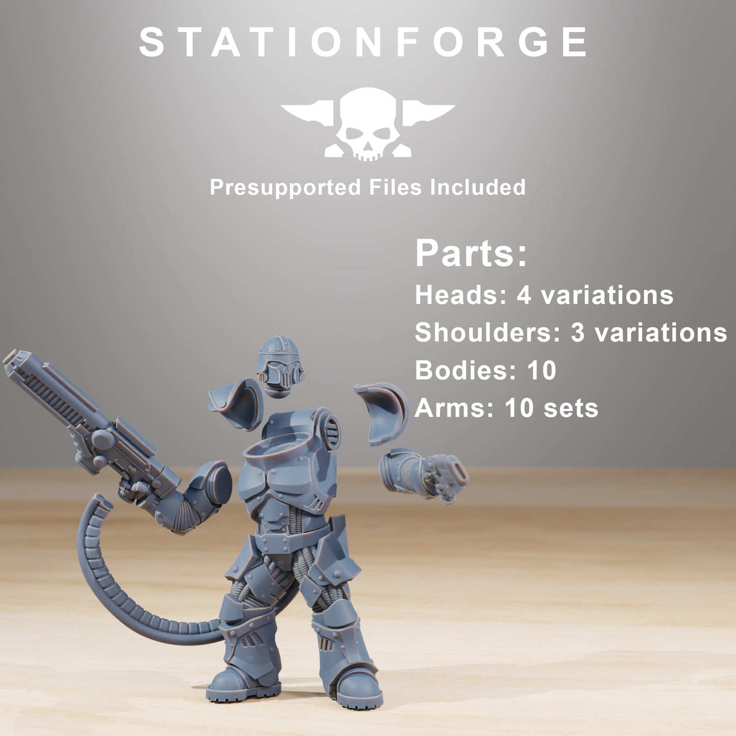 Photo du produit Tabletop 28mm The Printing Goes Ever On (TPGEO) 0 : Exterminateurs Socratis