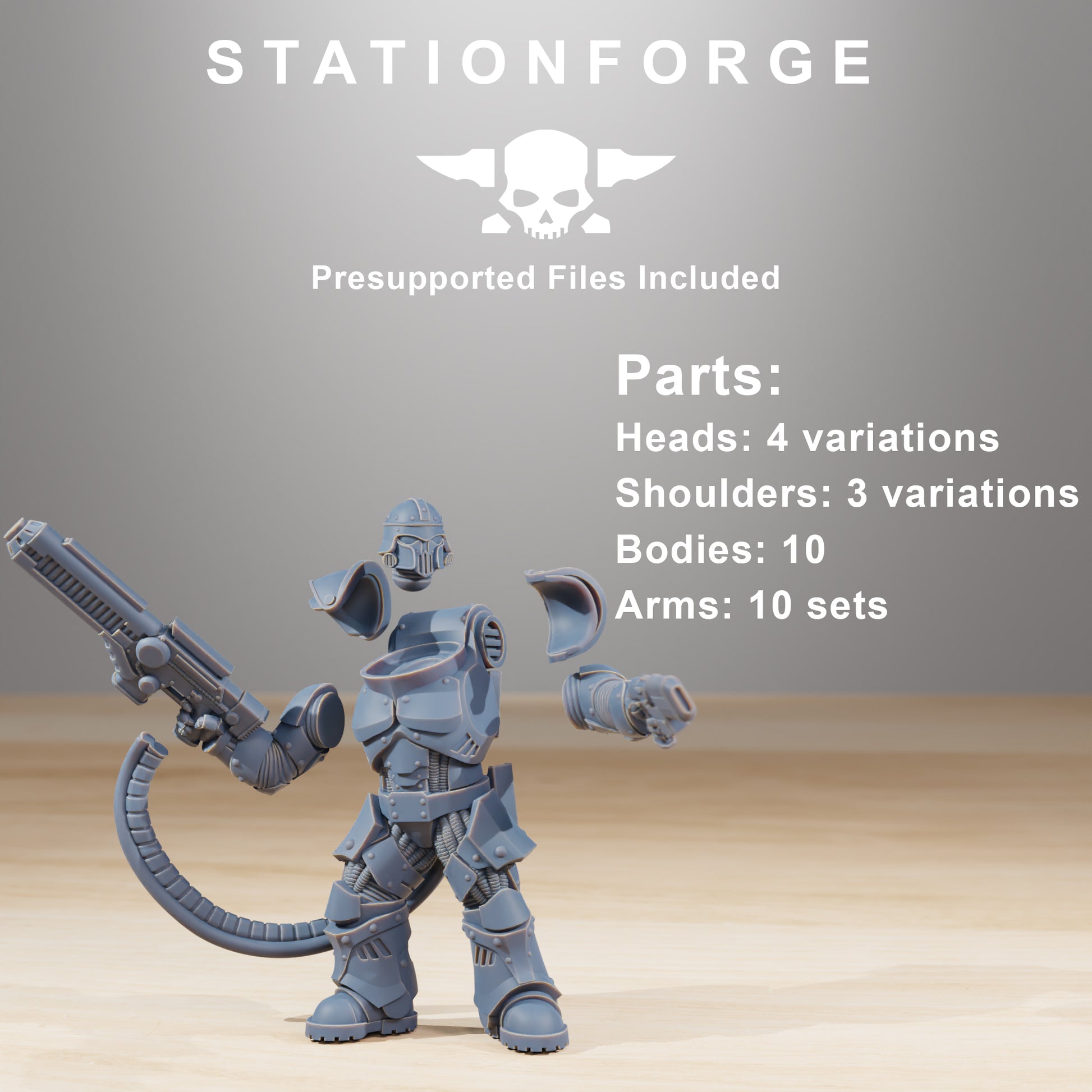 Photo du produit Tabletop 28mm The Printing Goes Ever On (TPGEO) 0 : Exterminateurs Socratis