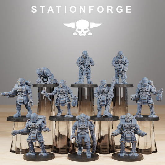 Produktfoto Tabletop 28mm The Printing Goes Ever On (TPGEO)  0: Scavenger Cyborgs