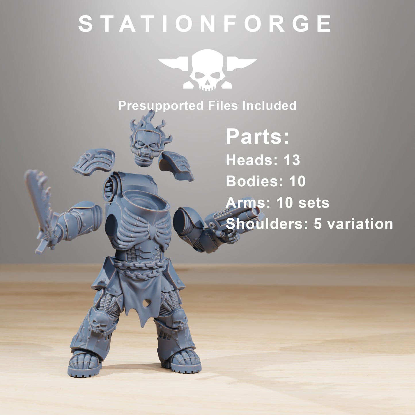 Photo du produit Tabletop 28mm The Printing Goes Ever On (TPGEO) 0 : Socratis Doom Reapers
