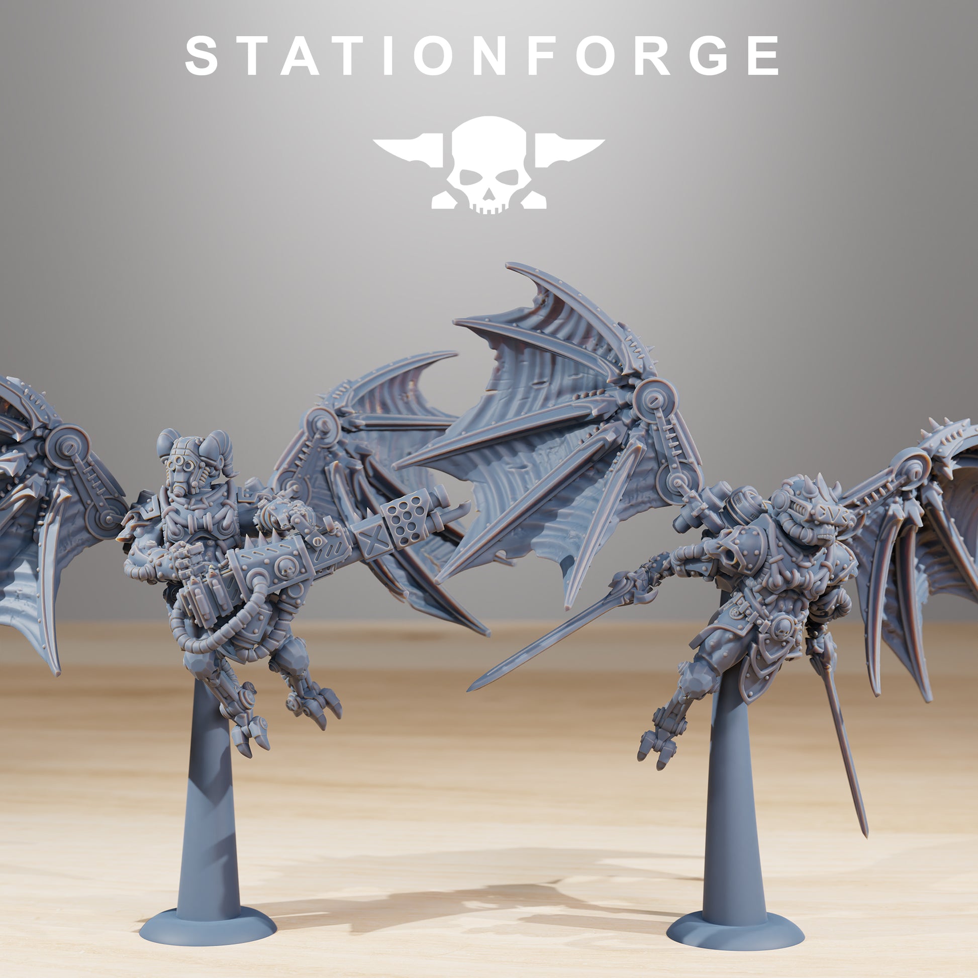 Photo du produit Tabletop 28mm The Printing Goes Ever On (TPGEO) 0 : Pythonicus Flyers